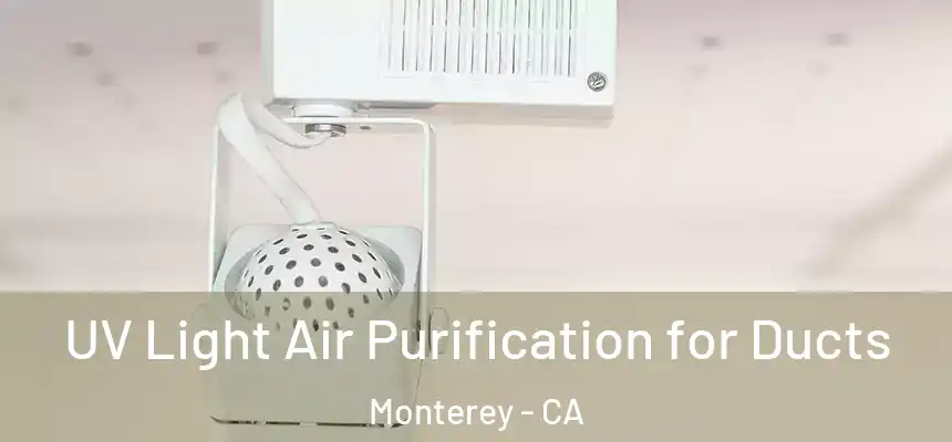  UV Light Air Purification for Ducts Monterey - CA